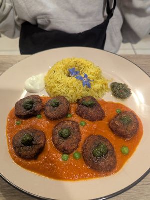 Koftas at Sattva by Govinda in Aguas Calientes