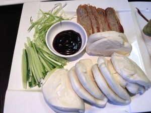 beijjng veggi duck at Bayberry Vegan Cafe in Woburn