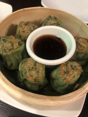 Shumai at Bayberry Vegan Cafe in Woburn
