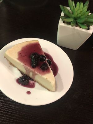 New York Cheesecake at Bayberry Vegan Cafe in Woburn