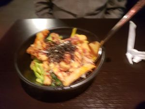 Yams bowl at Bayberry Vegan Cafe in Woburn