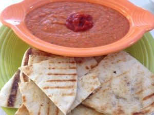 pita and hummus  at Fresh Grill in Johns Creek