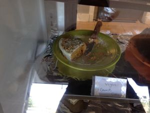 vegan carrot cake at Fresh Grill in Johns Creek