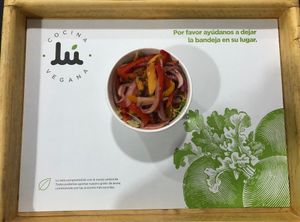 Mango ceviche  at Lu Cocina Vegana in Bogota