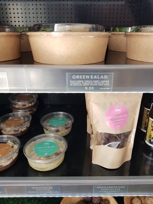 Deserts at BeBo Cold Press in Barcelona