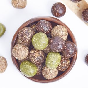 Vegan energy balls  at BeBo Cold Press in Barcelona