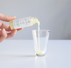 Ginger shot  at BeBo Cold Press in Barcelona