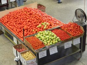 An example at the freshness offered  at Bailey's Produce & Nursery in Pensacola