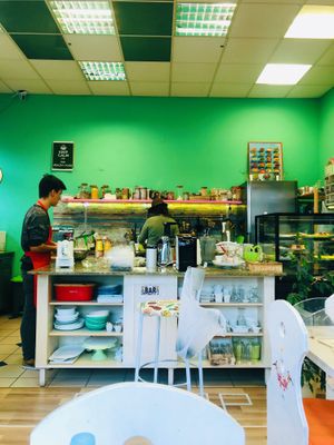 Inside at Bistraw Zdravo Zivo in Skopje