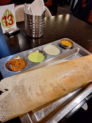 Masala Dosa at Saravana Bhavan in Amsterdam