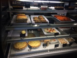 Food Case (mostly vegetarian)  at Twist Bakery Cafe in Millis