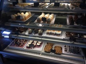 Dessert Case (Mostly Vegetarian, some vegan)  at Twist Bakery Cafe in Millis