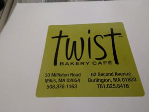 Got it from Millis at Twist Bakery Cafe in Millis