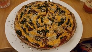 vegan ";Cancer"; pizza  at Zodiac Pizza in Munich