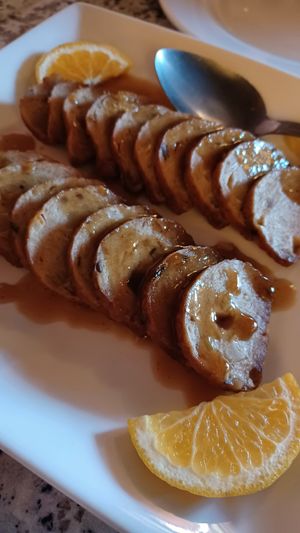 Mushroom Roll at Yuan Su Vegetarian in Portland
