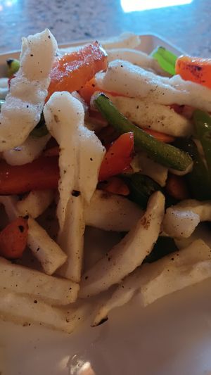 Salt and Pepper Squid at Yuan Su Vegetarian in Portland