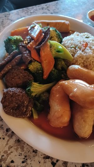 Combination #1 at Yuan Su Vegetarian in Portland