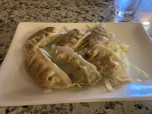 Potstickers   at Yuan Su Vegetarian in Portland