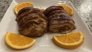 Veggie 5 flavor bean curd  at Yuan Su Vegetarian in Portland