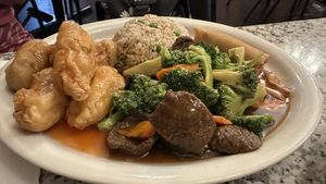 Combo plate 1  at Yuan Su Vegetarian in Portland