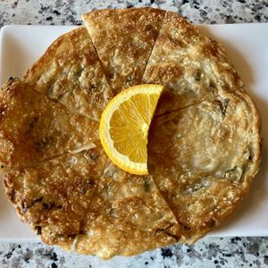 Chinese Pancakee  at Yuan Su Vegetarian in Portland