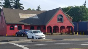 Outside at Yuan Su Vegetarian in Portland