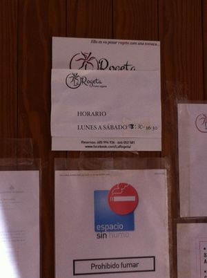 new opening hours June 2017 at La Rogeta Cuina Vegana in Valencia