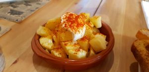 Yuca frita at La Rogeta Cuina Vegana in Valencia
