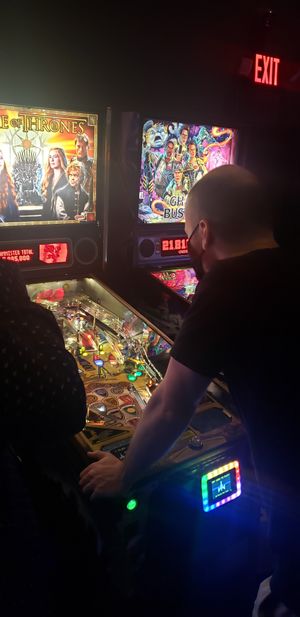 2 player pinball  #Veganuary at Ground Kontrol in Portland