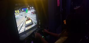 Crazy Taxi #Veganuary at Ground Kontrol in Portland