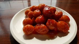 Sweet and sour lychee was good at Xian Zhuo Chan Yu in Xian