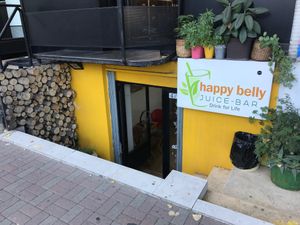 The building at Happy Belly / Eat Smart in Tirana