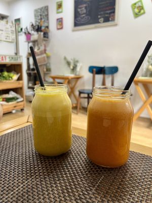 Fresh juices   at Happy Belly / Eat Smart in Tirana