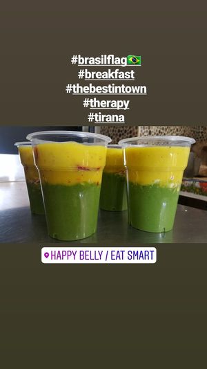 Healthy Manjola Breakfast at Happy Belly / Eat Smart in Tirana