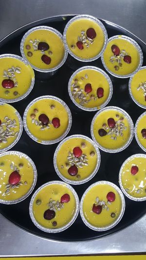 Cup kurkuma cake at Happy Belly / Eat Smart in Tirana