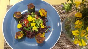 Vegan bowl at Happy Belly / Eat Smart in Tirana