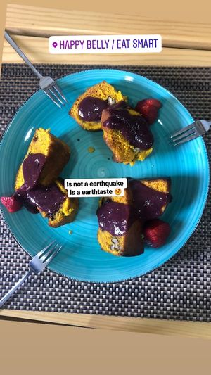 After Lunch the best place to have a great Cake at Happy Belly / Eat Smart in Tirana