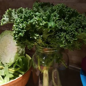 Kale fresh and tasty at Happy Belly / Eat Smart in Tirana