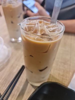 Iced oatmilk Latte ~ 8/7/23 at Greendot 绿一点 - Nex in Northeast Singapore
