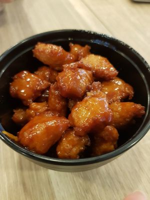 Sweet and sour nuggets at Greendot 绿一点 - Nex in Northeast Singapore