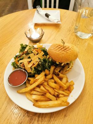 Crispy chick'un sandwich at Pure Kitchen - Elgin in Ottawa