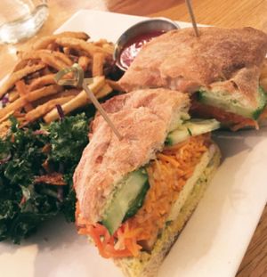 Vegan style Bahn Mi. at Pure Kitchen - Elgin in Ottawa