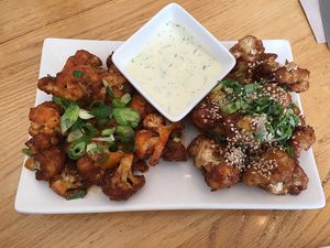 Cauliflower wings (must try) at Pure Kitchen - Elgin in Ottawa