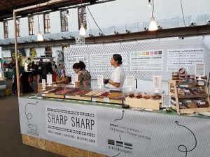 Sharp Sharp at veggieworld, Brussels, nov 2018 at Sharp Sharp Food in Barendrecht