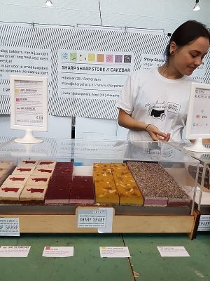 Sharp Sharp at veggieworld, Brussels, nov 2018 at Sharp Sharp Food in Barendrecht