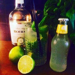 Lemon mojito at Bar James in Amsterdam