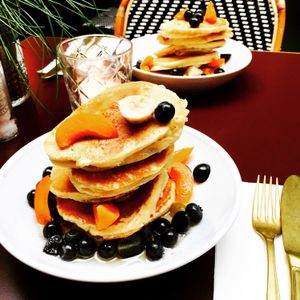 American pancakes at Bar James in Amsterdam