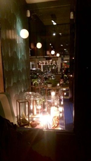 Interior at Bar James in Amsterdam