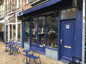 outside  at Bar James in Amsterdam