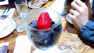 Postre at La Casa de Bea in Cajamarca